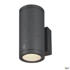 SLV - ENOLA, applique ext, rond, M, anthracite, LED, 19W, 3000K/4000K, IP65, up/down