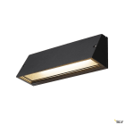 SLV - PEMA®, applique extérieure, noir, LED, 16W, 3000K/4000K, IP65