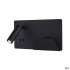 SLV - SOMNILA SPOT, applique int. liseuse, droite, noir, LED 13W, 3000K, avec port USB
