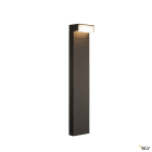 SLV - L-LINE OUT 80, borne extérieure, horizontal, anthracite, LED, 7W, 3000/4000K, in