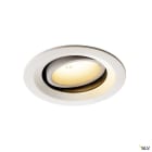 SLV - NUMINOS® MOVE M, encastré downlight, intérieur, blanc/blanc, LED, 17,55W, 20°