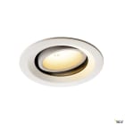 SLV - NUMINOS® MOVE M, encastré downlight, intérieur, blanc/blanc, LED, 17,55W, 55°