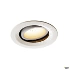 SLV - NUMINOS® MOVE M, encastré downlight, intérieur, blanc/blanc, LED, 17,55W, 20°