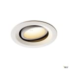 SLV - NUMINOS® MOVE M, encastré downlight, intérieur, blanc/blanc, LED, 17,55W, 40°