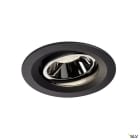 SLV - NUMINOS® MOVE M, encastré downlight, intérieur, noir/chrome, LED, 17,55W, 20°