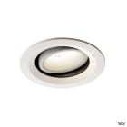 SLV - NUMINOS® MOVE M, encastré downlight, intérieur, blanc/blanc, LED, 17,55W, 40°