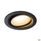 SLV - NUMINOS® MOVE L, encastré downlight, intérieur, noir/blanc, LED, 25,41W, 20°