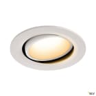 SLV - NUMINOS® MOVE L, encastré downlight, intérieur, blanc/blanc, LED, 25,41W, 55°