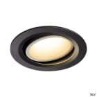 SLV - NUMINOS® MOVE L, encastré downlight, intérieur, noir/blanc, LED, 25,41W, 20°
