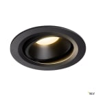 SLV - NUMINOS® MOVE L, encastré downlight intérieur, noir/noir, LED, 25,41W, IP20, 40°