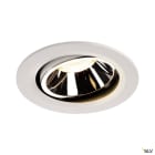 SLV - NUMINOS® MOVE L, encastré downlight, intérieur, blanc/chrome, LED, 25,41W, 40°