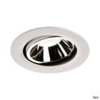 SLV - NUMINOS® MOVE L, encastré downlight, intérieur, blanc/chrome, LED, 25,41W, 40°