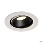 SLV - NUMINOS® MOVE L, encastré downlight, intérieur, blanc/noir, LED, 25,41W, 55°