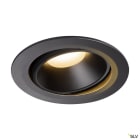 SLV - NUMINOS® MOVE XL, encastré downlight intérieur, noir/noir, LED, 37,4W, IP20, 55°