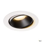 SLV - NUMINOS® MOVE XL, encastré downlight, intérieur, blanc/noir, LED, 37,4W, 20°