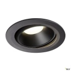 SLV - NUMINOS® MOVE XL, encastré downlight intérieur, noir/noir, LED, 37,4W, IP20, 40°