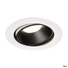 SLV - NUMINOS® MOVE XL, encastré downlight, intérieur, blanc/noir, LED, 37,4W, 20°