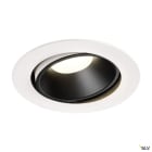 SLV - NUMINOS® MOVE XL, encastré plafond, intérieur, blanc/noir, LED, 37,4 W, 40°