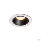 SLV - NUMINOS® S, spot encastré, intérieur, blanc/noir, LED, 8,6W, IP44, 40°
