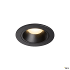 SLV - NUMINOS® S, spot encastré, intérieur, noir, LED, 8,6W, IP44, 40°, UGR <19