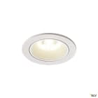 SLV - NUMINOS® S, spot encastré, intérieur, blanc, LED, 8,6W, IP44, 40°, UGR <19
