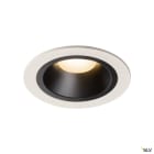 SLV - NUMINOS® M, encastré downlight, intérieur, blanc/noir, LED, 17,55W, IP44, 20°