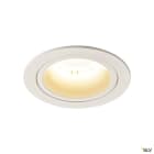 SLV - NUMINOS® M, encastré downlight, intérieur, blanc/blanc, LED, 17,55W / IP44, 40°