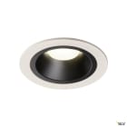 SLV - NUMINOS® M, encastré downlight, intérieur, blanc/noir, LED, 17,55W / IP44, 55°
