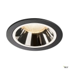 SLV - NUMINOS® L, encastré downlight, intérieur, noir/chrome, LED, 25,41W, IP44, 55°