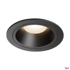 SLV - NUMINOS® L, encastré plafond, intérieur, noir/noir, LED, 25,41 W / IP44, 55°