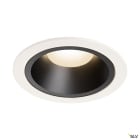 SLV - NUMINOS® L, encastré downlight, intérieur, blanc/noir, LED, 25,41W / IP44, 55°