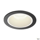 SLV - NUMINOS® L, encastré downlight, intérieur, noir/blanc, LED, 25,41W, IP44, 20°