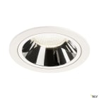 SLV - NUMINOS® L, encastré downlight, intérieur, blanc/chrome, LED, 25,41W, IP44, 20°