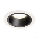 SLV - NUMINOS® L, encastré downlight, intérieur, blanc/noir, LED, 25,41W / IP44, 55°