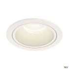 SLV - NUMINOS® L, encastré plafond, intérieur, blanc/blanc, LED, 25,41 W / IP44, 55°