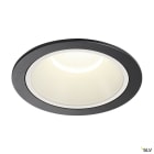 SLV - NUMINOS® XL, encastré downlight, intérieur, noir/blanc, LED, 37,4W, IP44, 20°