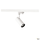 SLV - NUMINOS® S, spot pour rail 3 allumages, intérieur, blanc/noir, LED, 10,42 W, 60°