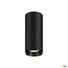 SLV - NUMINOS® S, plafonnier LED, intérieur, noir/noir, LED, 10,42W, 24°, UGR < 16