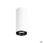 SLV - NUMINOS® S, plafonnier LED, intérieur, blanc/noir, LED, 10,42W, 24°, UGR < 16