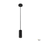 SLV - NUMINOS® S, suspension LED, intérieur, noir/noir, LED, 10,42W, 24°, UGR < 16