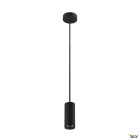 SLV - NUMINOS® S, suspension LED, intérieur, noir/noir, LED, 10,42W, 60°, UGR < 19