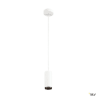 SLV - NUMINOS® S, suspension LED, intérieur, blanc/noir, LED, 10,42W, 24°, UGR < 16