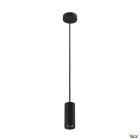 SLV - NUMINOS® S, suspension LED, intérieur, noir/noir, LED, 10,42W, 24°, UGR < 13