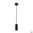 SLV - NUMINOS® S, suspension LED, intérieur, noir/noir, LED, 10,42W, 36°, UGR < 16