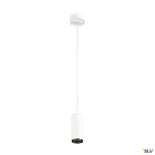 SLV - NUMINOS® S, suspension LED, intérieur, blanc/noir, LED, 10,42W, 36°, UGR < 16