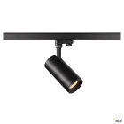 SLV - NUMINOS® M, spot rail 3 allumages, intérieur, noir/noir, LED, 20,1W, 60°