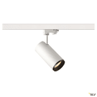 SLV - NUMINOS® M, spot rail 3 allumages, intérieur, blanc/noir, LED, 20,1W, 24°