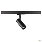 SLV - NUMINOS® S, spot rail 3 allumages, intérieur, noir, LED, 10,42W, 36°