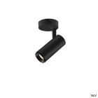 SLV - NUMINOS® S, plafonnier LED, intérieur, noir/noir, LED, 10,42W, 36°, UGR < 16