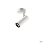 SLV - NUMINOS® S, plafonnier LED, intérieur, blanc/noir, LED, 10,42W, 24°, UGR < 16